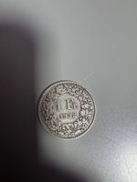 1 Fr. 1932 Helvetia Münze guter Zustand