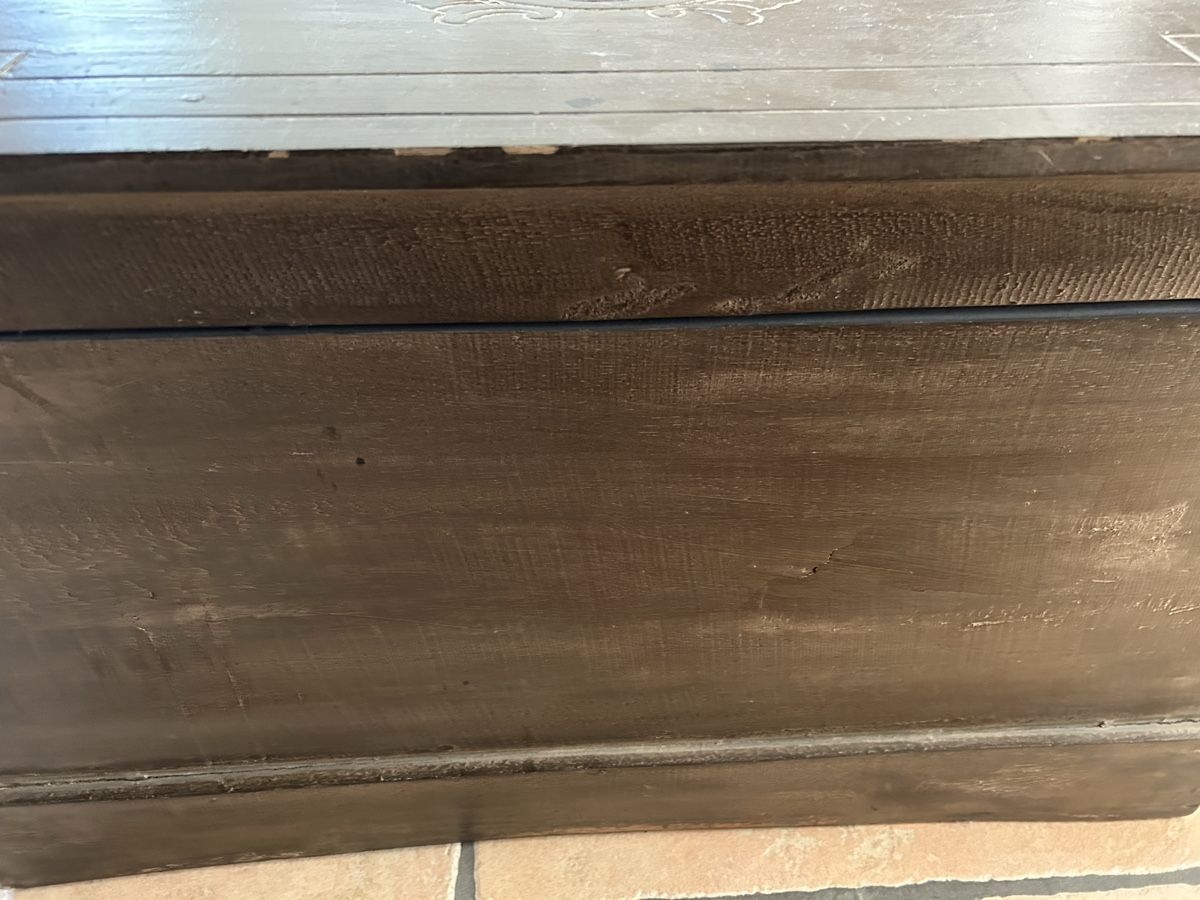 Cassapanche: Holz Truhe / Kommode mit zwei Schubladen – Usato da Merishausen venduto da Yvili 4
