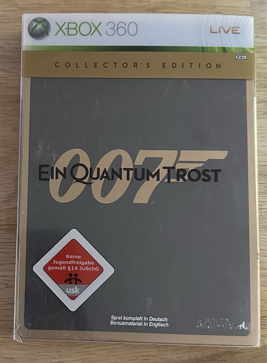 Microsoft Giochi: James Bond 007 Ein Quantum Trost Collectors Edition Xbox 360 – Usato da Kestenholz venduto da Mad18