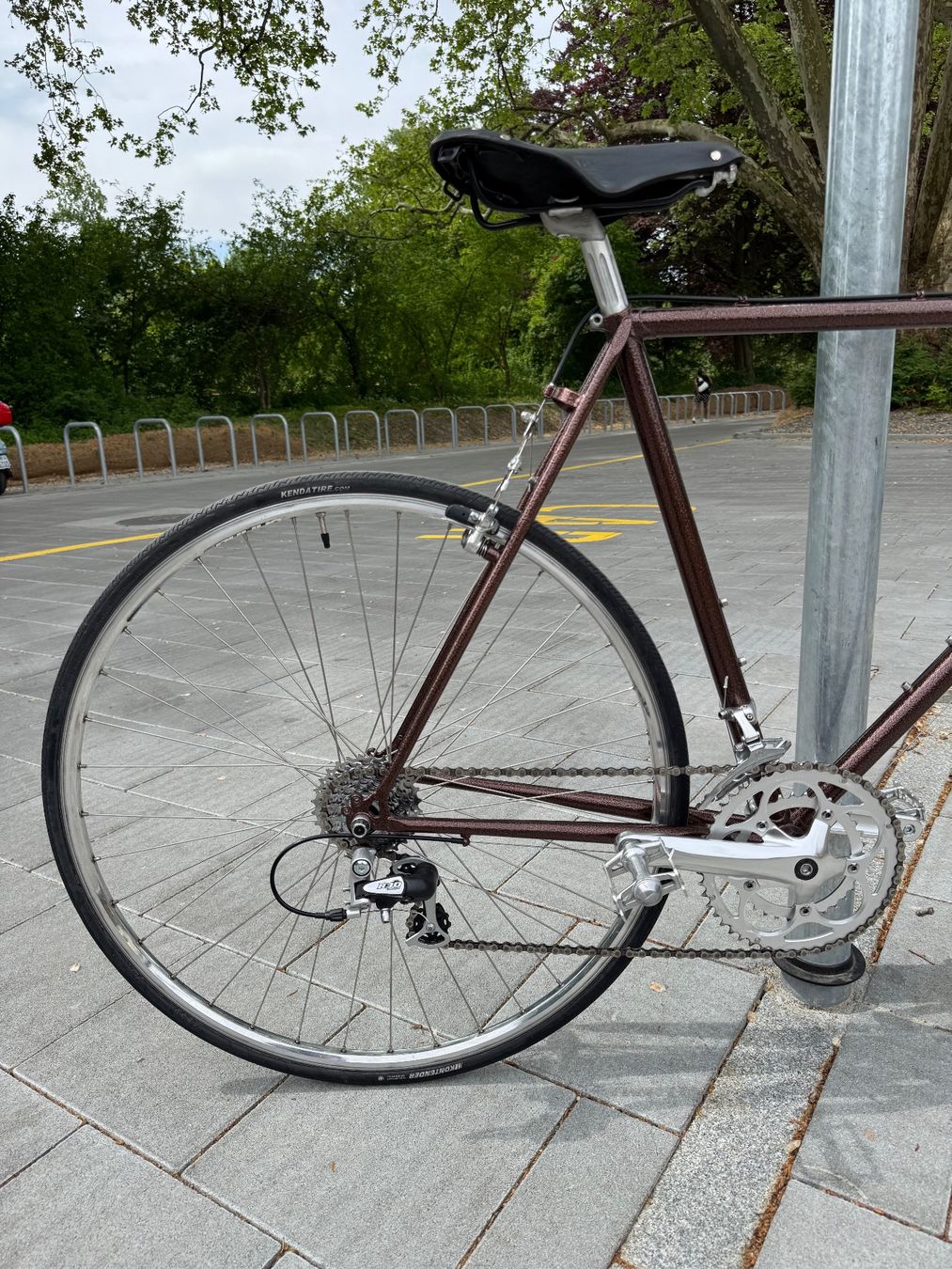 Velos: Vintage road bike, copper-look steel frame, size 56 cm – Gebraucht aus Zürich von fra_59dz 6