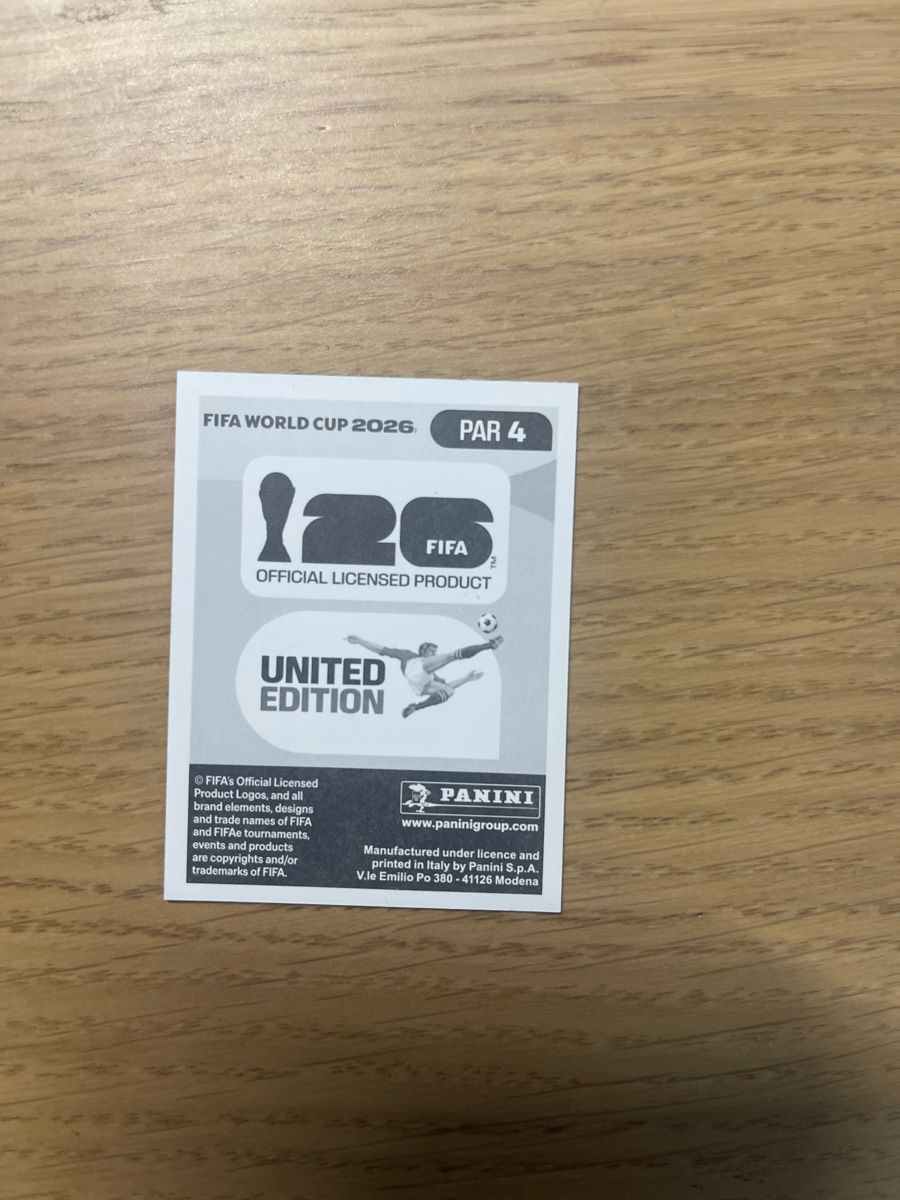 Aufkleber: Panini FIFA WC PAR 4  – Neu (gemäss Beschreibung) aus Lausanne 26 von mar_2ldv 1