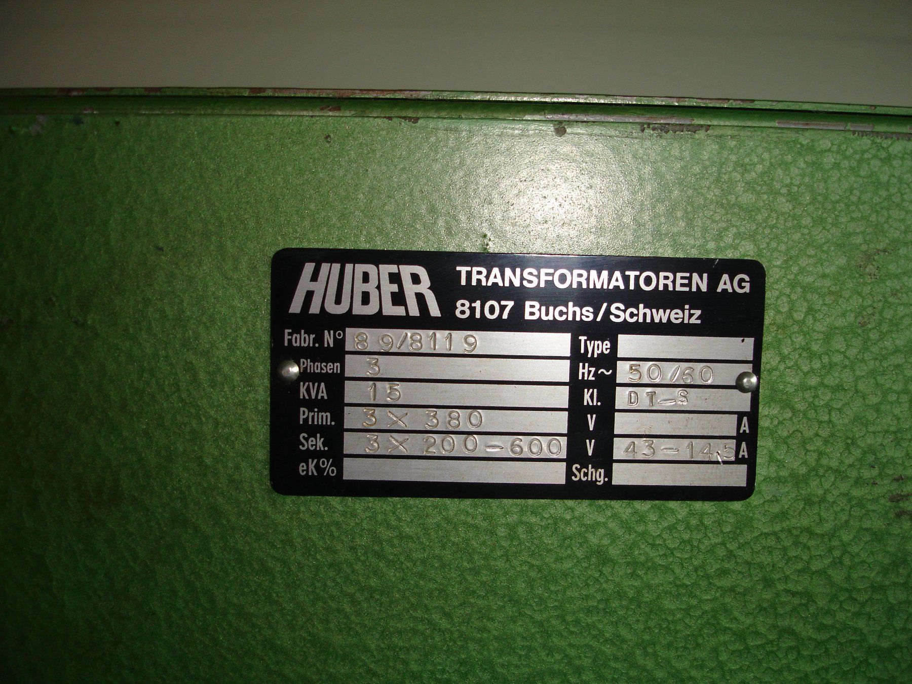 Tutte le macchine: Trafo, HUBER -Trafo – Usato da niedergoesgen venduto da styrling 2