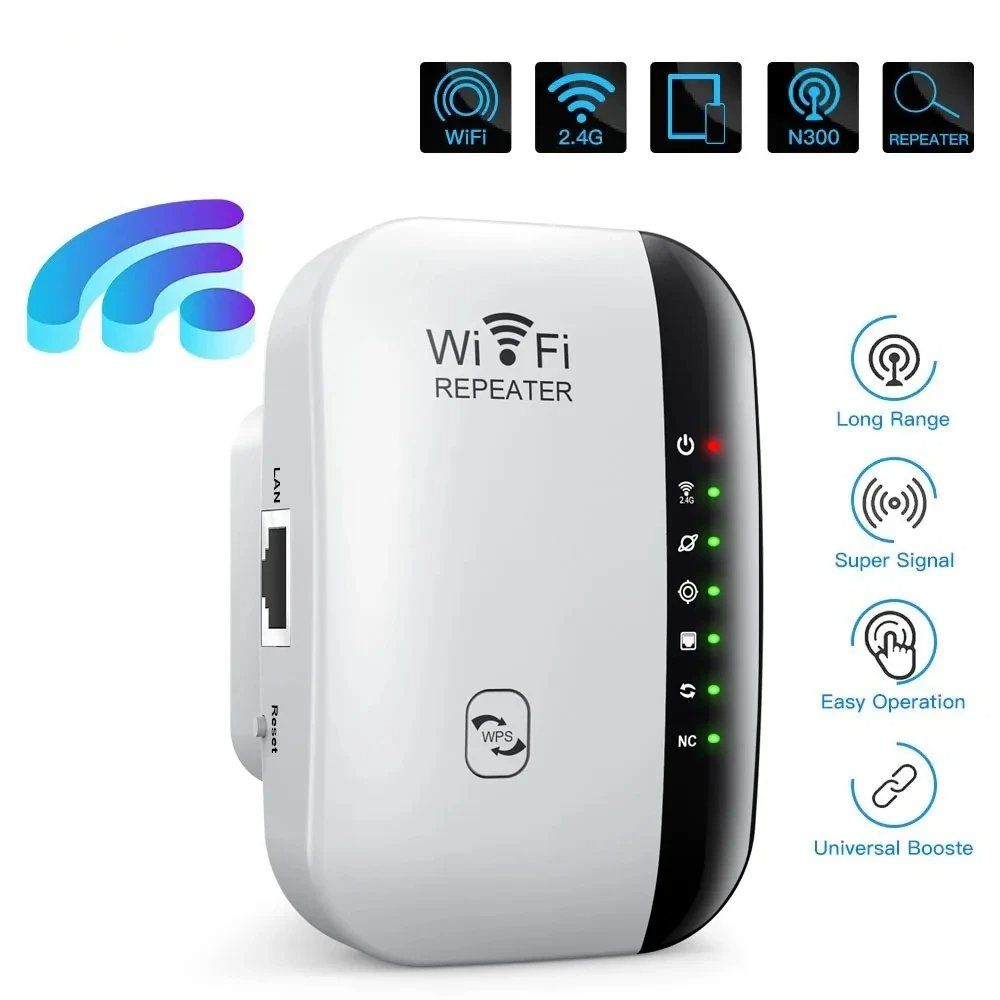 Modem & Router: 300 MBit/s WLAN-Repeater Router-Range Extender verstärker – Nuovo e nell'imballaggio originale da Genève venduto da Top-Trend