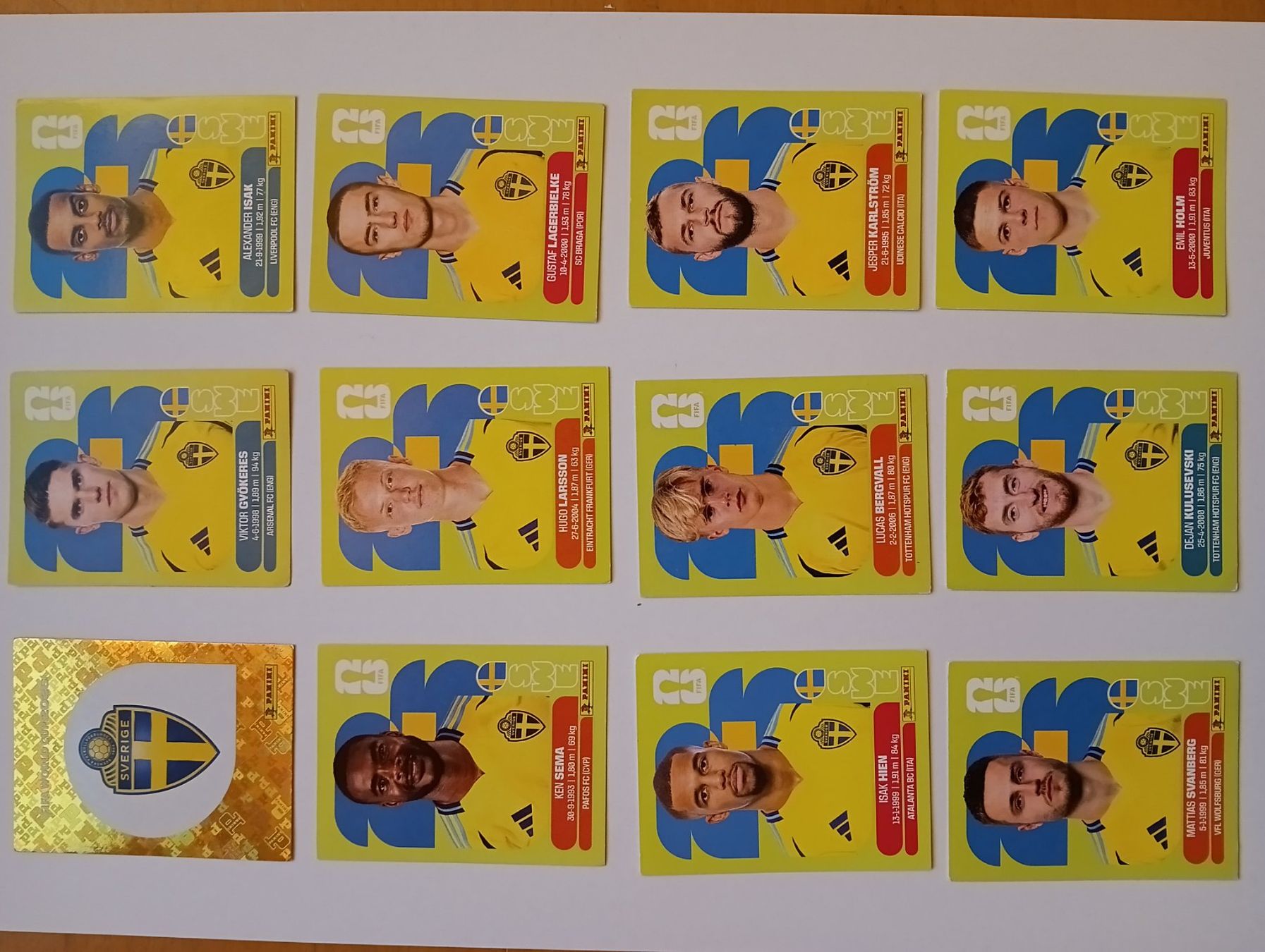 Panini Carte collezionabili: Panini 2026 Schweden – Nuovo (secondo la descrizione) da Wetzikon ZH venduto da stekun84