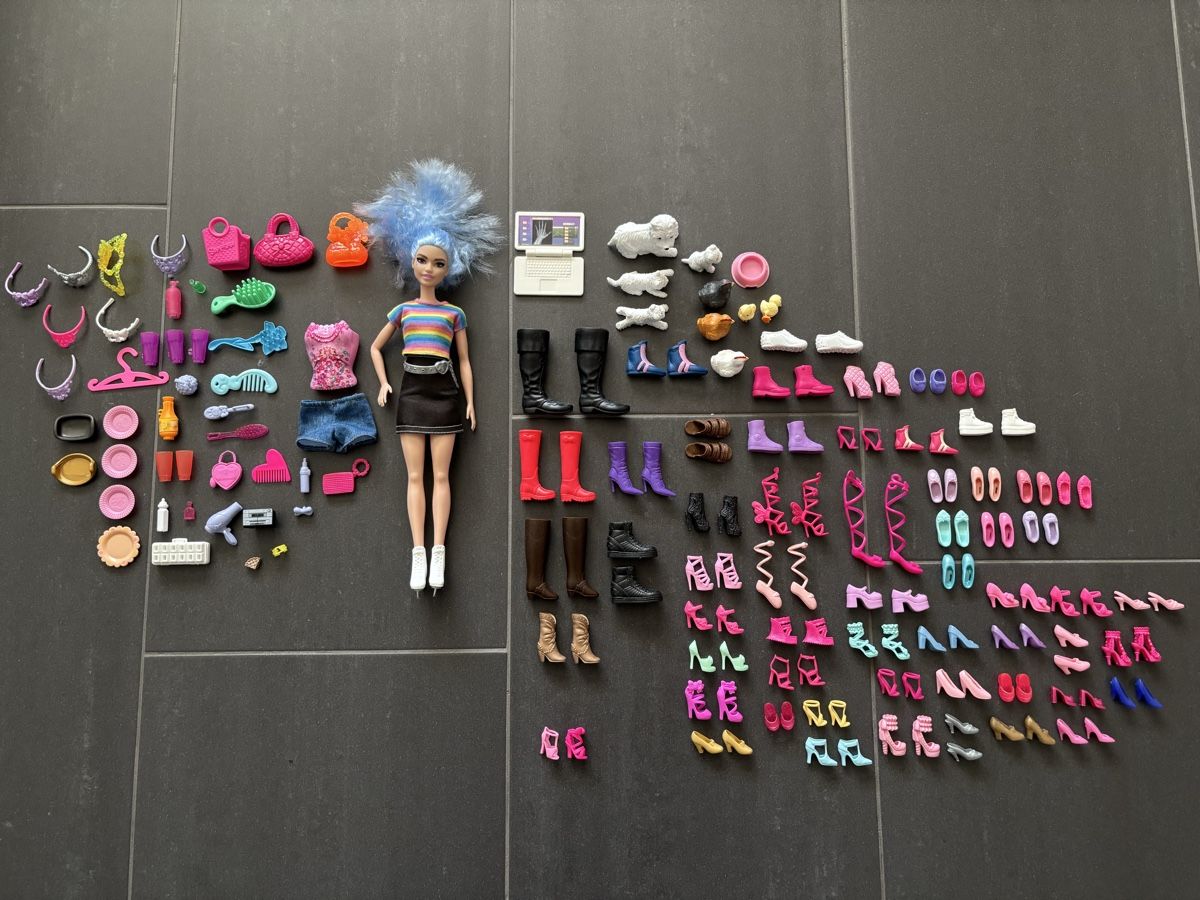 Giocattoli: Barbie Puppe mit Zubehör – Usato da Niederwangen b. Bern venduto da muidop
