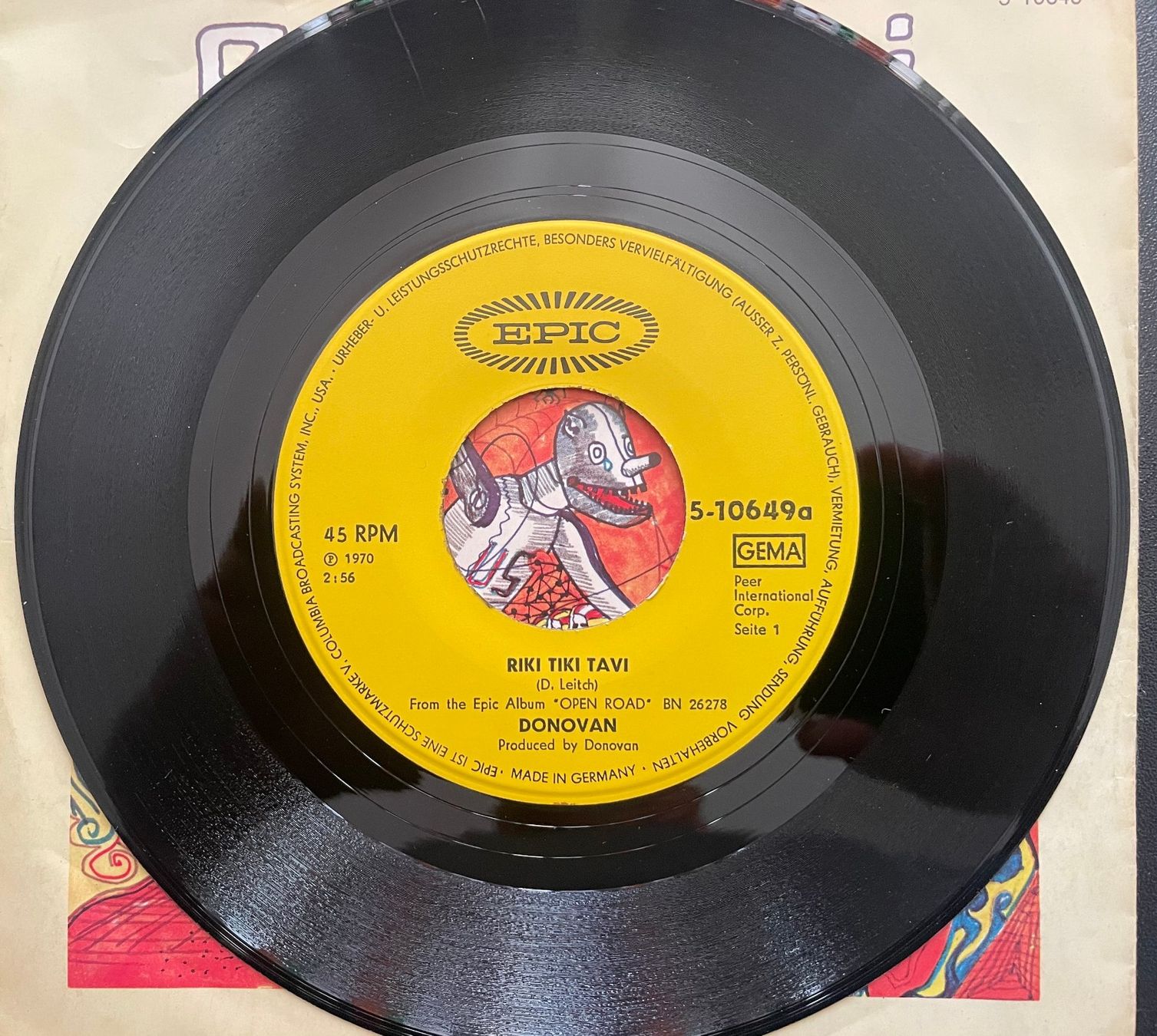 Dischi in vinile: 7", Donovan, Riki Tiki Tavi, D – Usato da Kleinlützel venduto da Vinylspezi 2