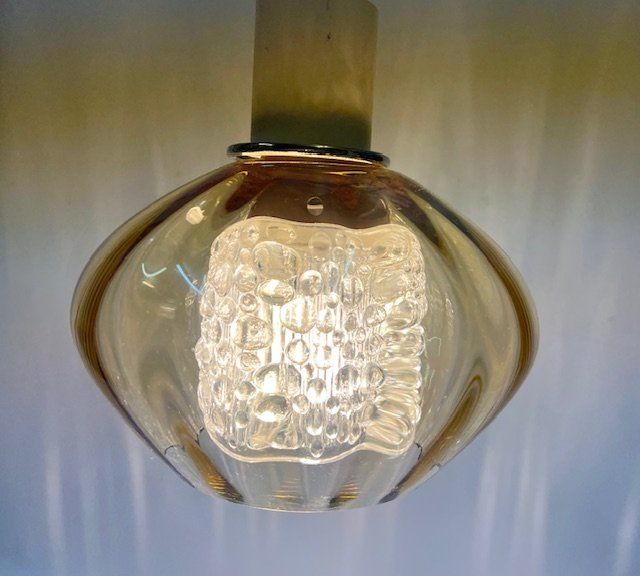 Lampadari & plafoniere: Hängelampe mit gelblichem Glas – Usato da Zürich venduto da gigimai67 2