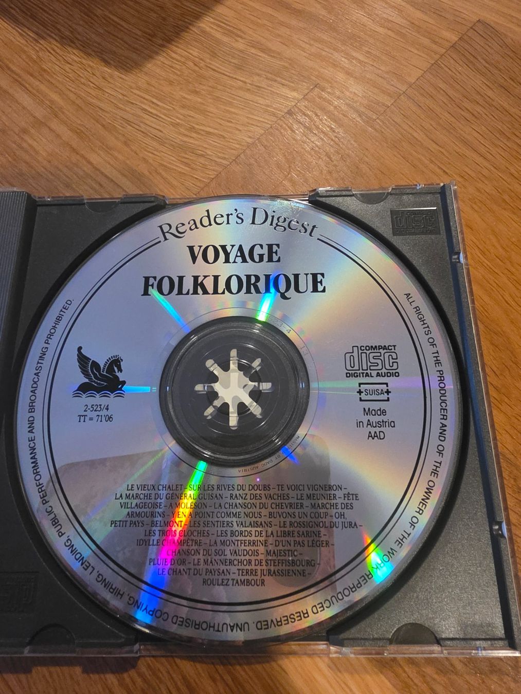 CD: Voyage Folklorique Suisse, Sélection Reader's Digest – Nuovo (secondo la descrizione) da Cudrefin venduto da sebou05 1