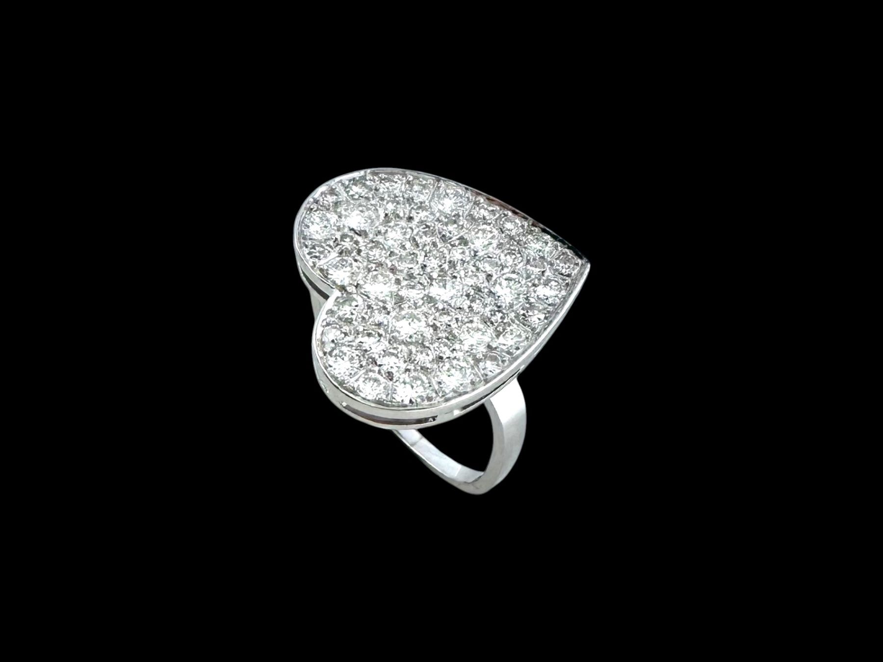 Anelli: Diamant - Herz - Ring, ca. 1.00 ct – Usato da Zuzwil SG venduto da artimmo 4