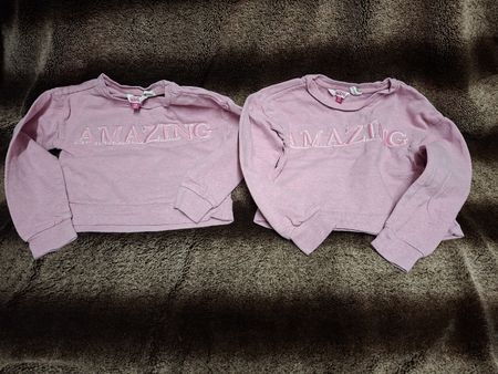2x Gr. 116 Migros Kids Pullover Zwillingsmädchen 