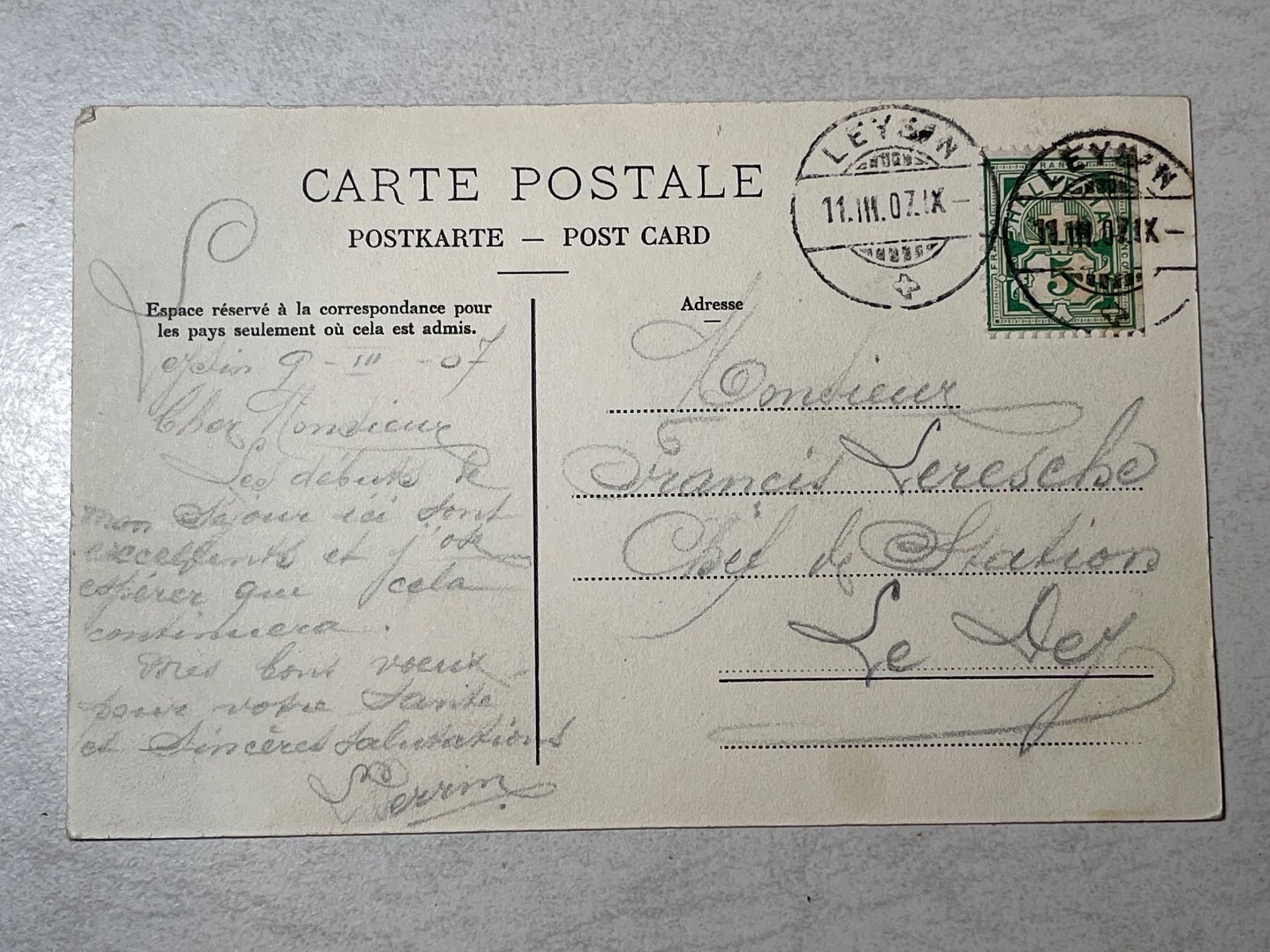 Cartoline postali: Alte Ansichtskarte Leysin, Sanatorium, – Usato da Strengelbach venduto da Aschatan5 1
