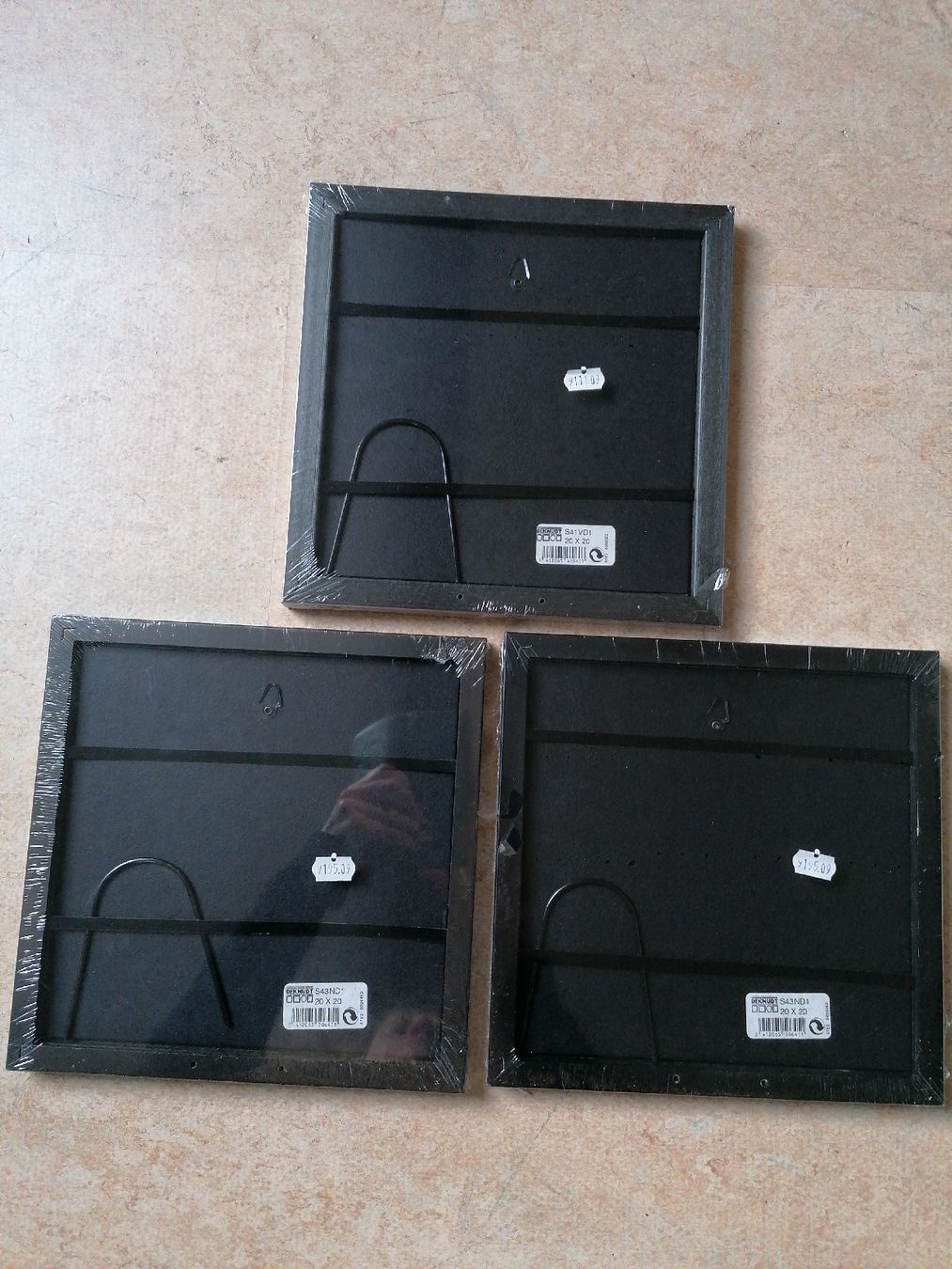 Cornici: 3 Deknudt Bilderrahmen 20x20 silber neu – Nuovo (secondo la descrizione) da Klingnau venduto da vollmond36 7