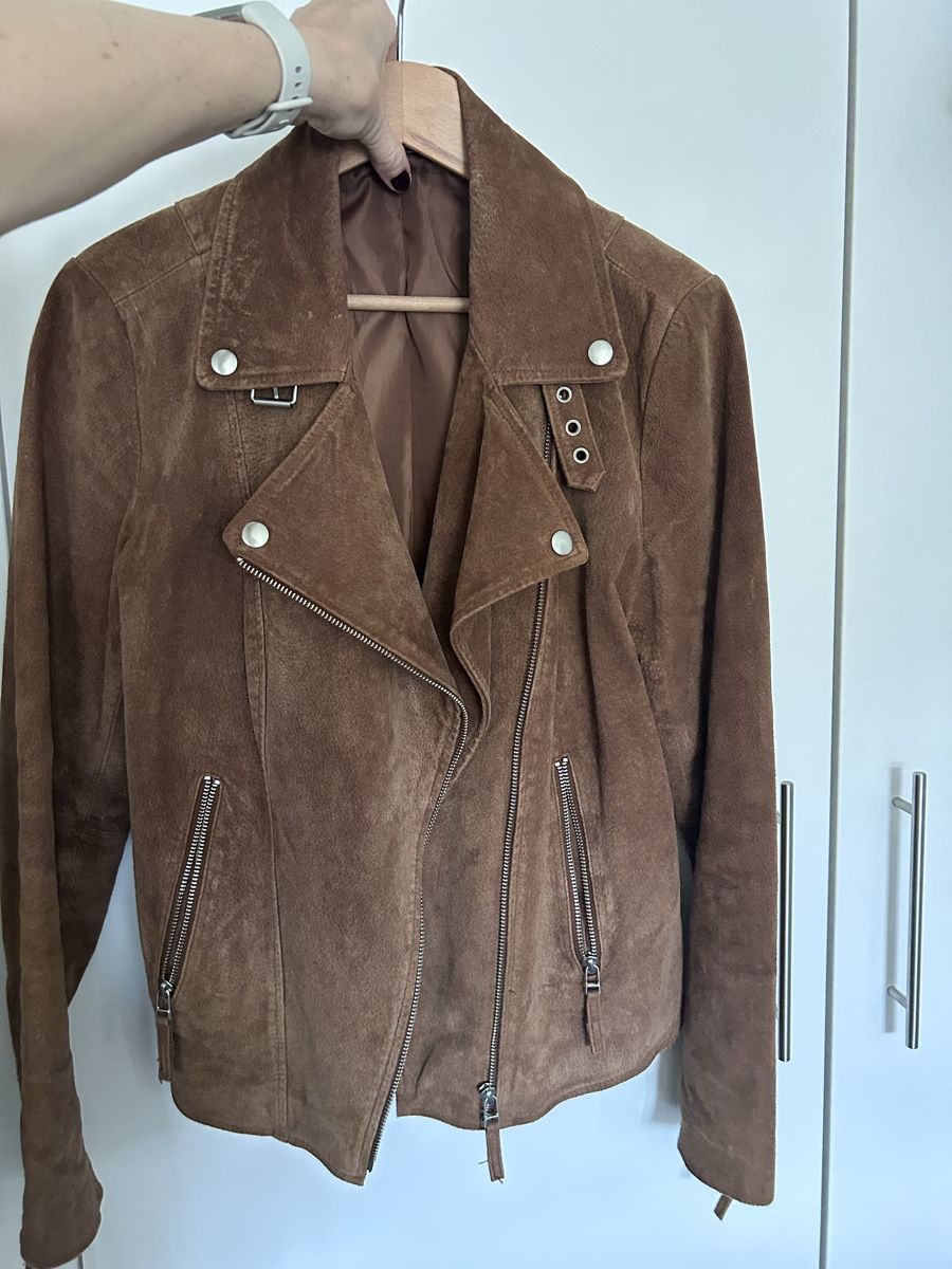 Giacche: Esmara Lederjacke Wildleder braun – Usato da Kleinandelfingen venduto da Doratschikov 2