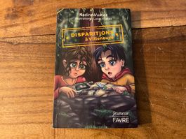 Livre "Disparitions à Villeneuve" - jeunesse FAVRE📚