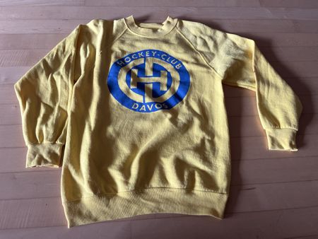 HC Davos HCD Vintage Pullover Autogramme