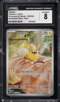 Pokemon Mega Evolution Phantasmal Flames IR Yamper #99 CGC 8