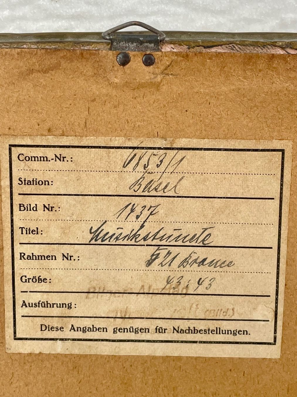 Grafica & Litografie: KÜNSTLER  ? LITHOGRAPHIE MIT RAHMEN ANTIK – Usato da Gersau venduto da grafik-kunst 7
