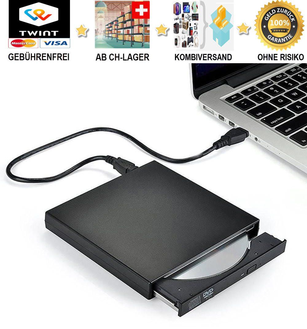 Sistemi audio & multimediali: Externes Combo Laufwerk CD & DVD Brenner – Nuovo e nell'imballaggio originale da Buchs SG venduto da myeasyshop_buchs