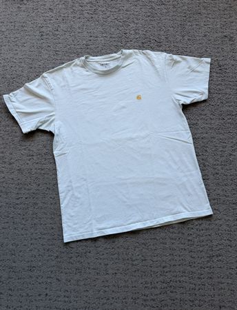 T-shirt Carhartt blanc logo brodé taille L bon état