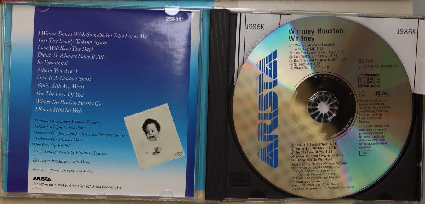 CDs: Whitney Houston -   WHITNEY – Gebraucht aus Luzern von CONTENTI 1
