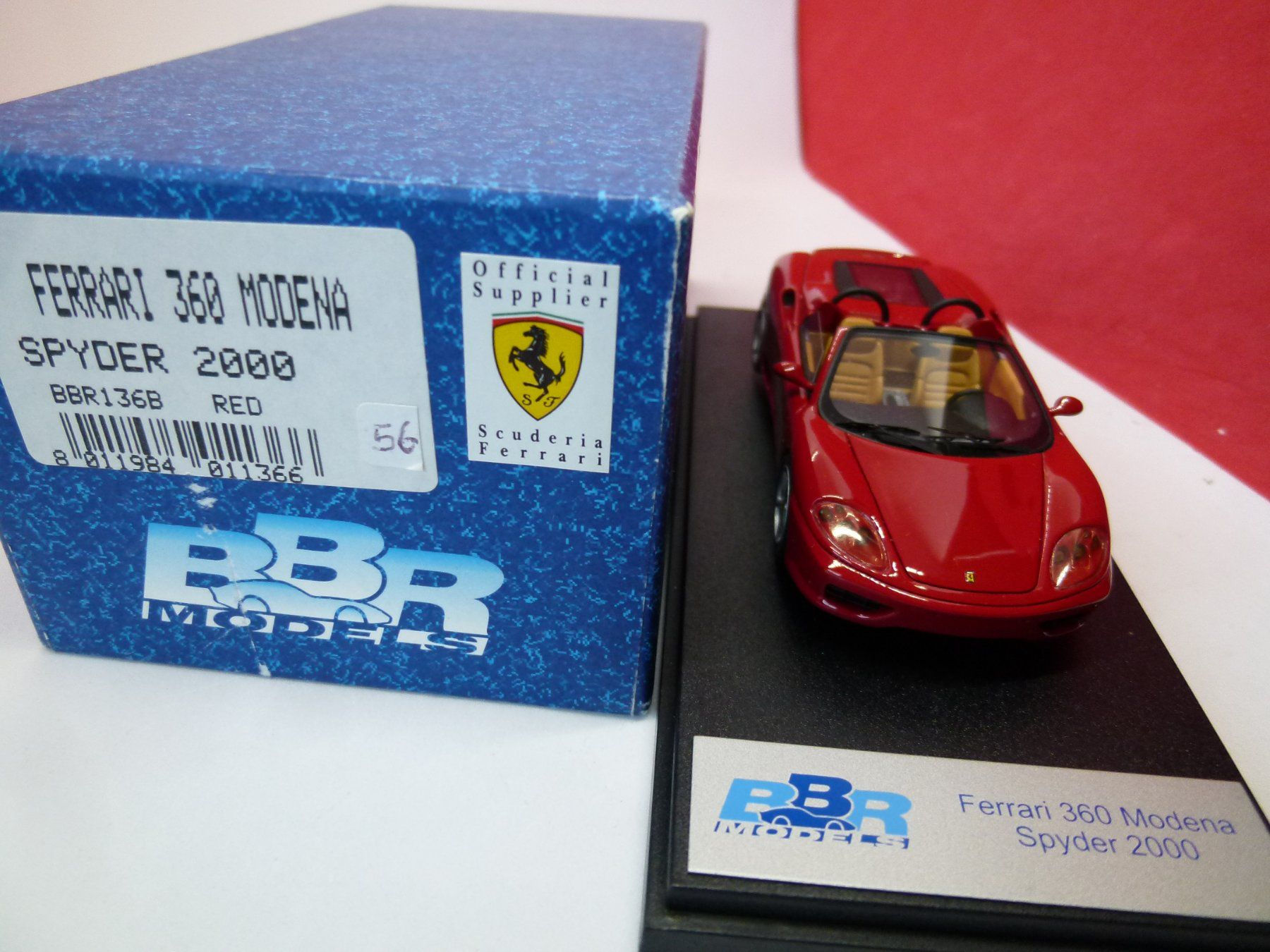BBR Models Voitures modèles: BBR  - ab 85.--  Ferrari 360 Spyder -  %% Liquidation %%% – D'occasion à Reiden par Aston2