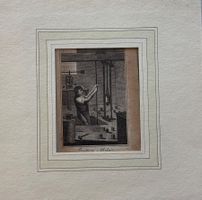 Kupferstich Tabart, London, 1804 - Button Maker