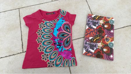 T-shirt Desigual fille taille 4 ans Neuf