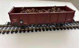 Güterwagen SBB Ep III, Typ L7, Liliput 59202, H0 DC, beladen