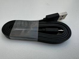 USB-Kabel, USB-A auf USB-Micro, 1m, Schwarz - fabrikneu