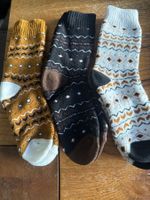 3x Kuschelsocken - flauschig weich-Wohlfühlen- Zeit für Dich
