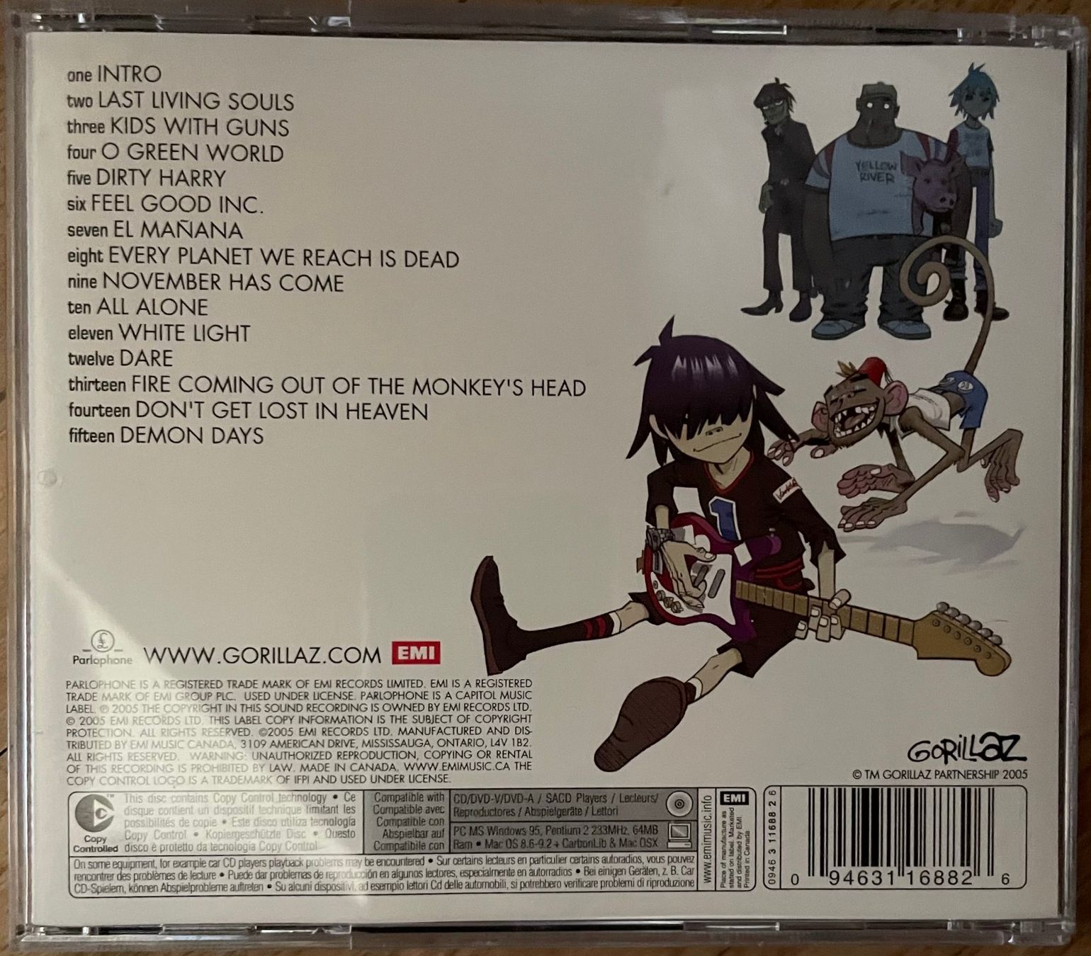 CDs: Gorillaz - Demon Days – Gebraucht aus Brunnen von Barfly5 1