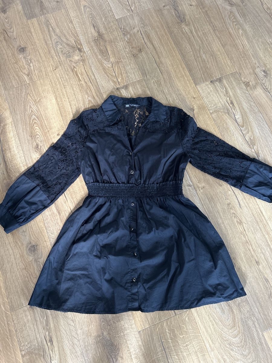 Zara Vestiti: Schönes, schwarzes Kleid mit Spitze, Gr L – Nuovo (secondo la descrizione) da Lotzwil venduto da lan_qr2y