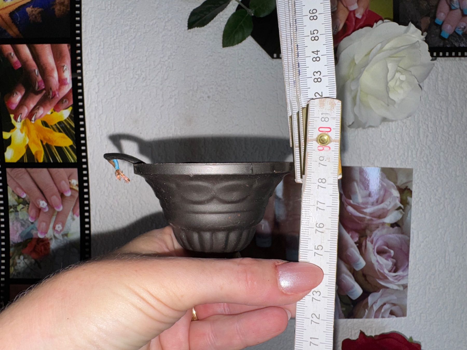 Lampadari & plafoniere: Antike Hängelampe, geschmiedeter Lampenschirm – Usato da Grosswangen venduto da Second_hand_paradise 6