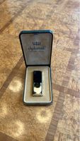 Diplomat Feuerzeug Gold-Schwarz Swiss Made Originalbox