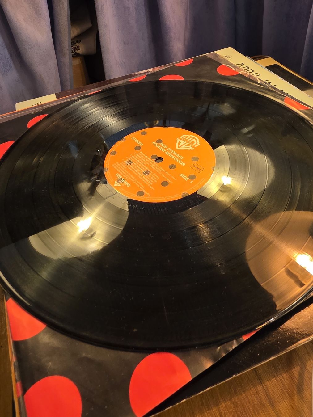 Dischi in vinile: Rod Stewart Foolish Behaviour LP Vinyl Platte – Usato da Arbon venduto da MadameLuLa9320 1