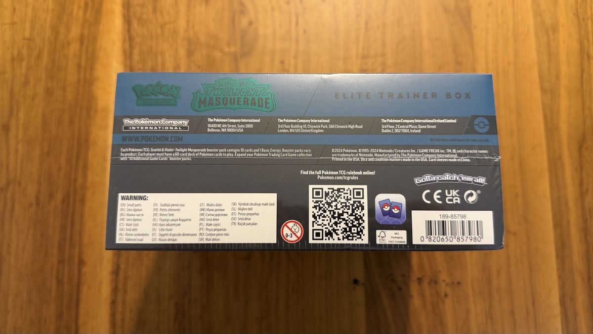 Pokémon Carte collezionabili: Pokémon Twilight Masquerade ETB - EN – Nuovo e nell'imballaggio originale da Bonaduz venduto da Snake86 3