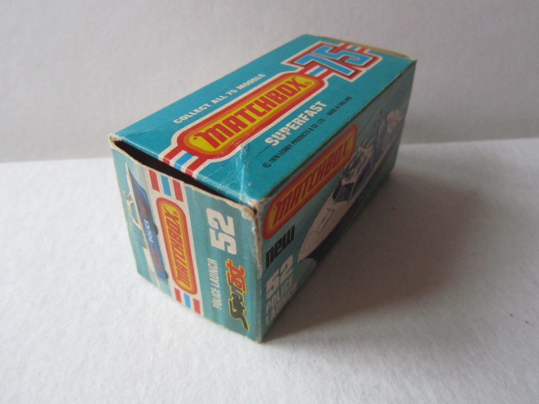 Matchbox Modellini d'auto: Police Launch, Matchbox Superfast, Nr. 52B - unbespielt – Usato da Weiningen ZH venduto da dietsch57 9