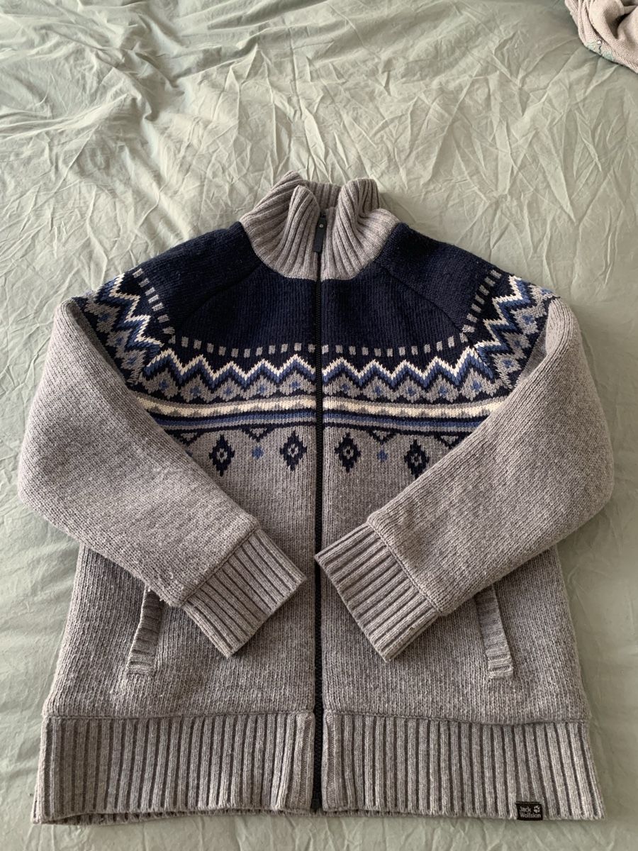 Jack Wolfskin Giacche: Cardigan wool - Jack Wolfskin - Gr. M – Usato da Remaufens venduto da ezekiel1603