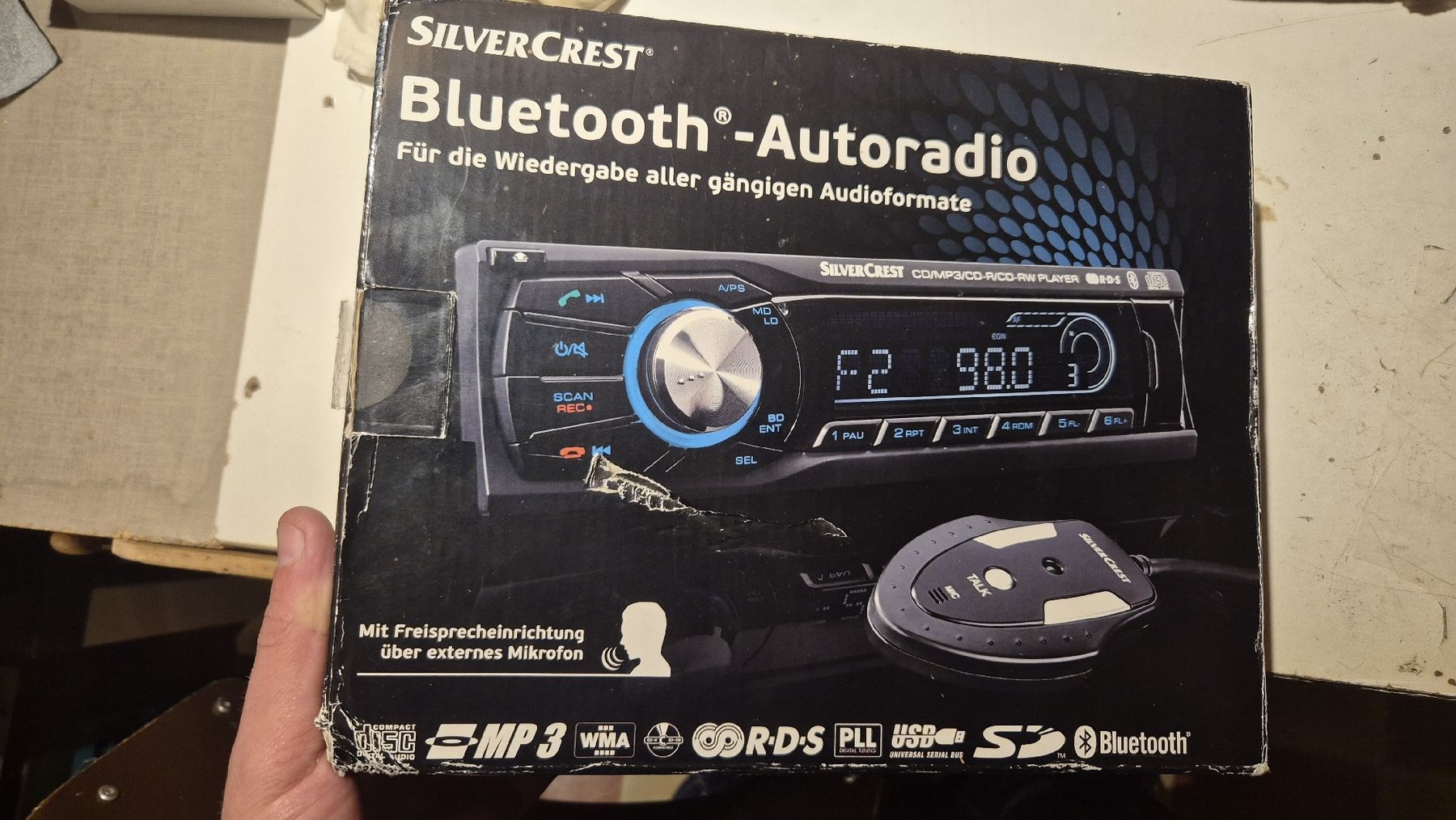 SilverCrest Radios: Silvercrest Bluetooth Car Radio autoradio mp3 – Gebraucht aus La-Chaux-de-Fonds von vla_56t5