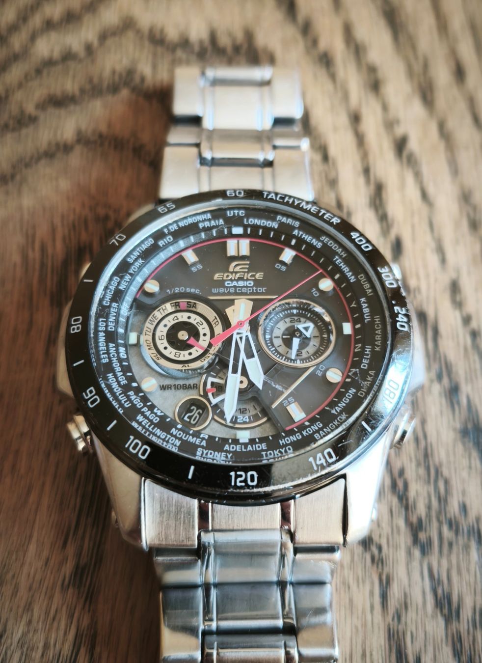 Casio Orologi: Casio Edifice EQW-M1000D Chronograph Multi Band 6 /solar – Usato da Aarau venduto da Blingo01 4