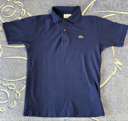 LACOSTE Polo-Shirt, dunkelblau, Grösse S - Sommer bereit!