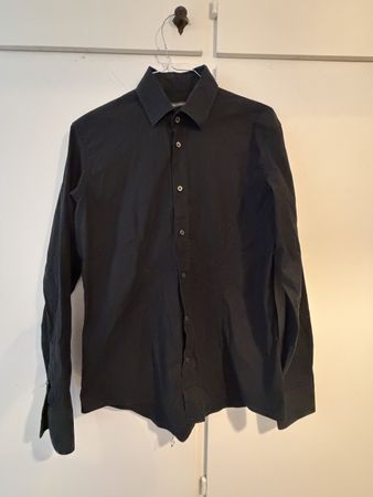 Camicia uomo GREY DANIELE ALESSANDRINI nera taglia 40