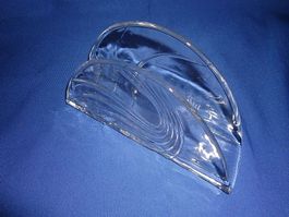 Edler Servietteständer aus Glas, zeitloses Design