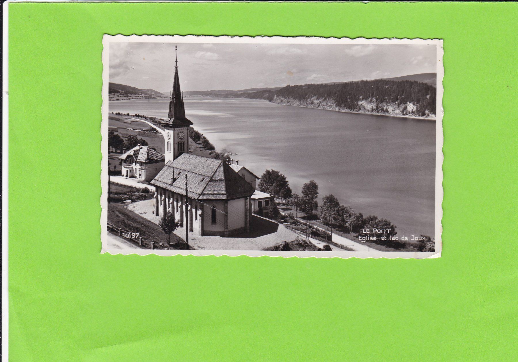 Cartoline postali: LE PONT, Eglise – Usato da St. Peterzell venduto da neckertal
