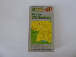 Strassenkarte 4, Baden Württemberg, 1979