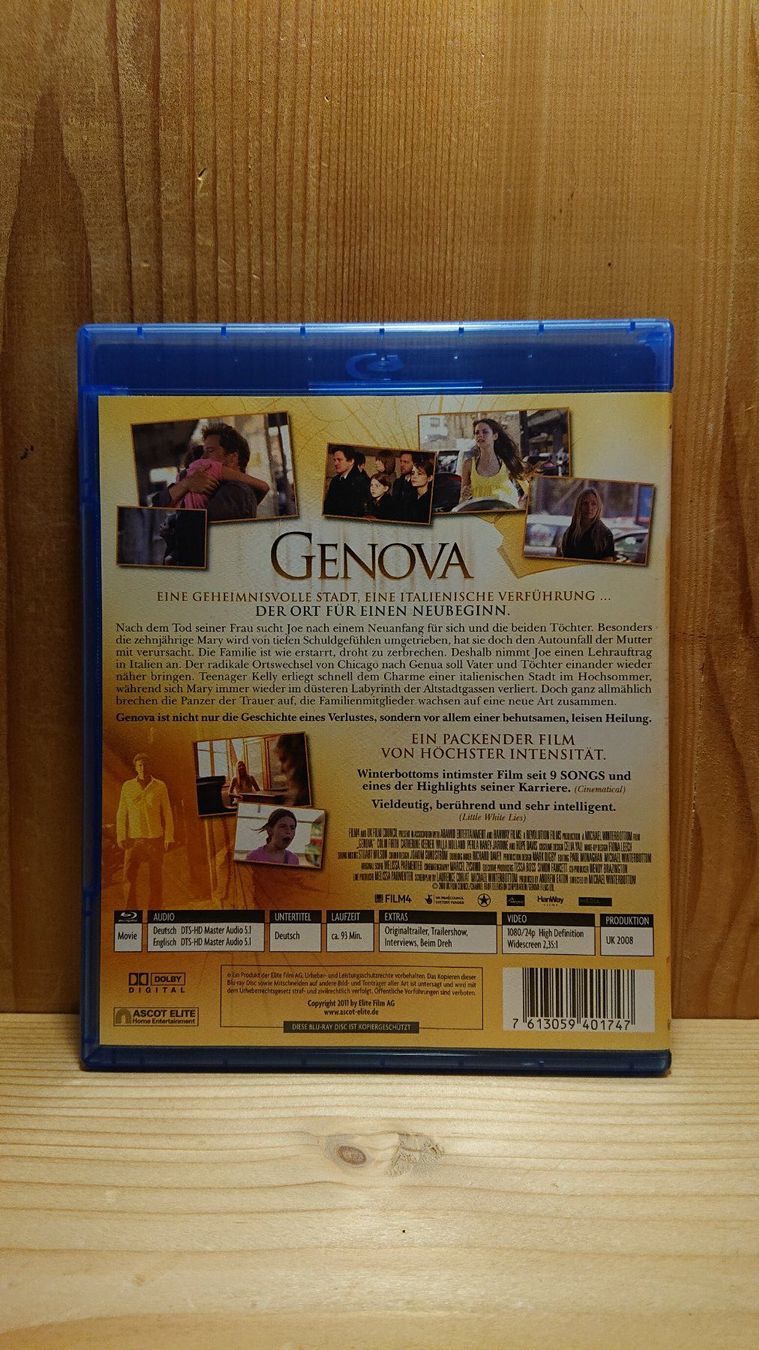 Tutti i DVDs: GENOVA Blu-Ray mit Colin Firth – Usato da Wilderswil venduto da Exebub 1