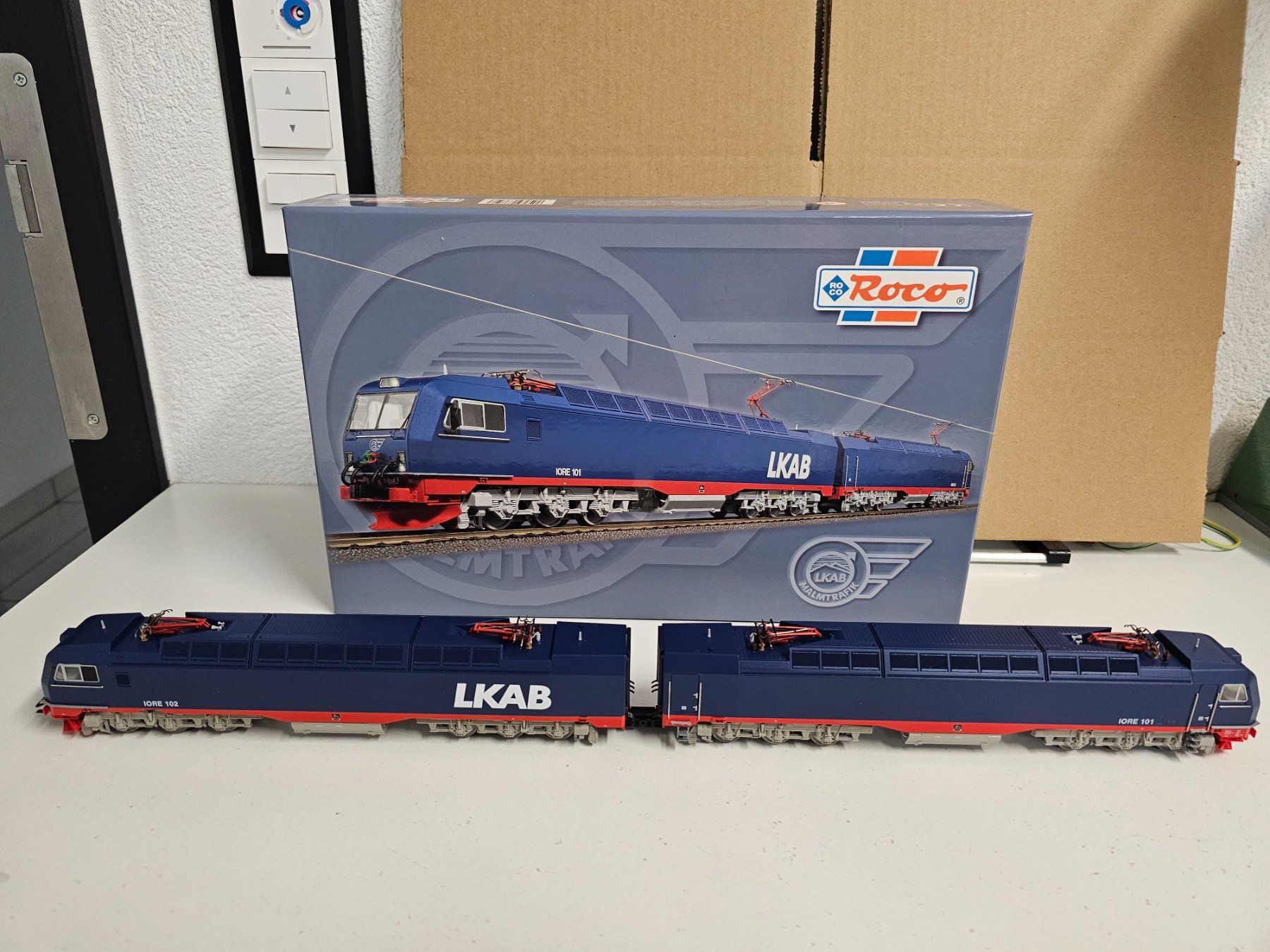 Roco 63750 LKAB IORE Doppellok Nr. 101 und 102 MFX (Neu (gemäss