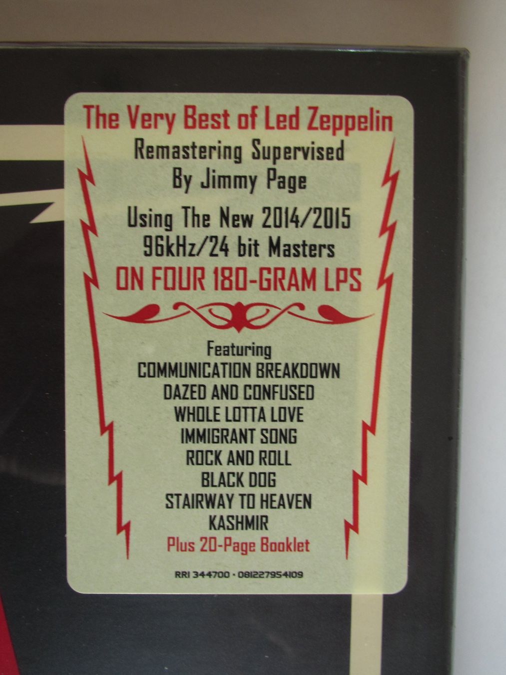 Schallplatten: Led Zeppelin Mothership (2015 Version, Remastered, 4 LPs) – Neu und originalverpackt aus Winterthur von Ralph65 3