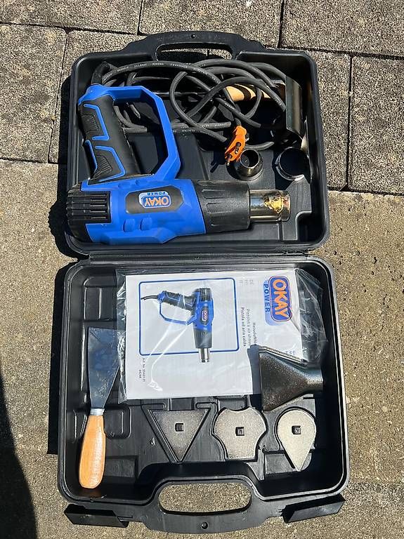 Tous les outils: Okay Heissluftföhn mi Koffer – D'occasion à Oberwil BL par t-jay-double-u