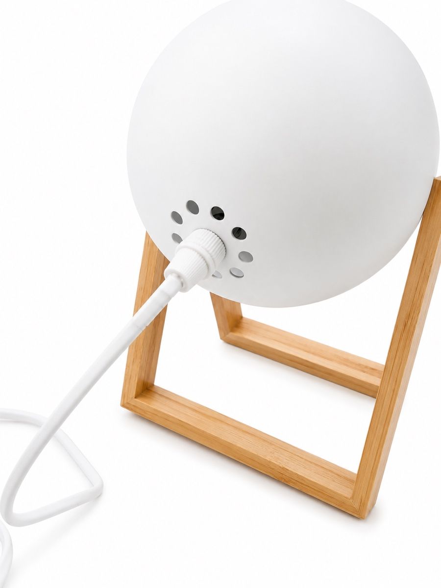 Lampade: Moderne Tischlampe mit Holzgestell & Metall – Nuovo (secondo la descrizione) da Aarberg venduto da LovelyThings_ 3